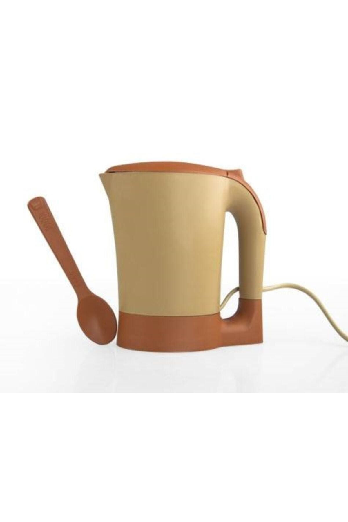 FırsatYeri Plastik Kaşıklı Çay Kahve Makinesi Elektirkli Su Isıtıcısı Kettle