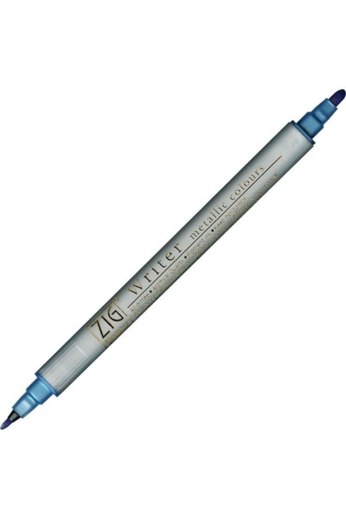 Zig Metalik Ms-8000 125 Blue Çift Taraflı Davetiye Kalemi