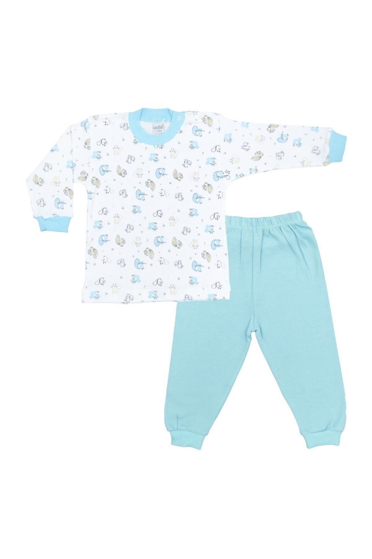 Sincap Baskılı Bebek Pijama Takımı 2416_0