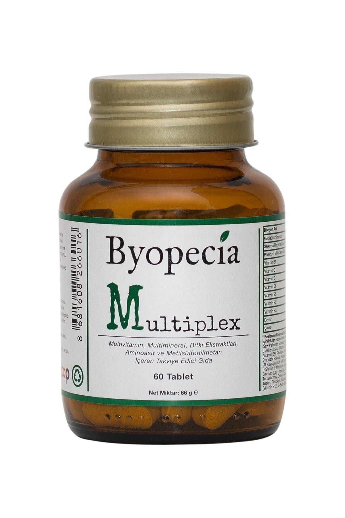 BYOPECIA Multiplex 60 Tablet (saç Dökülmesi Tırnak Ve Bağışıklık Sorunları Için)
