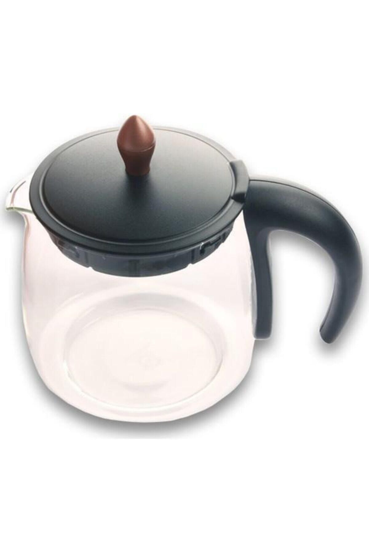 Arzum Çay Makinesi Çaycı Klasik Ar3003 Siyah Cam Demlik
