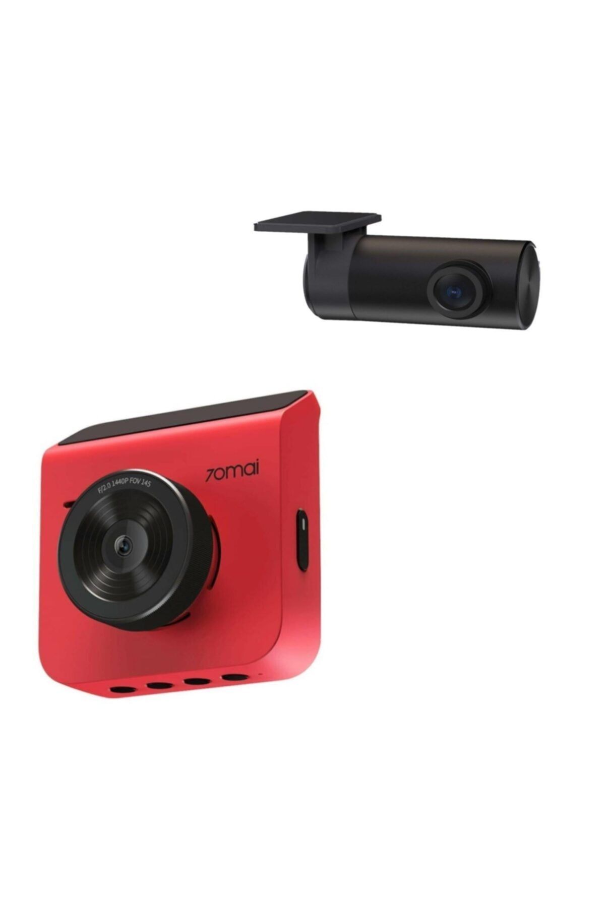 Xiaomi 70mai Dash Cam A400-1 Set Araç Kamerası - Kırmızı