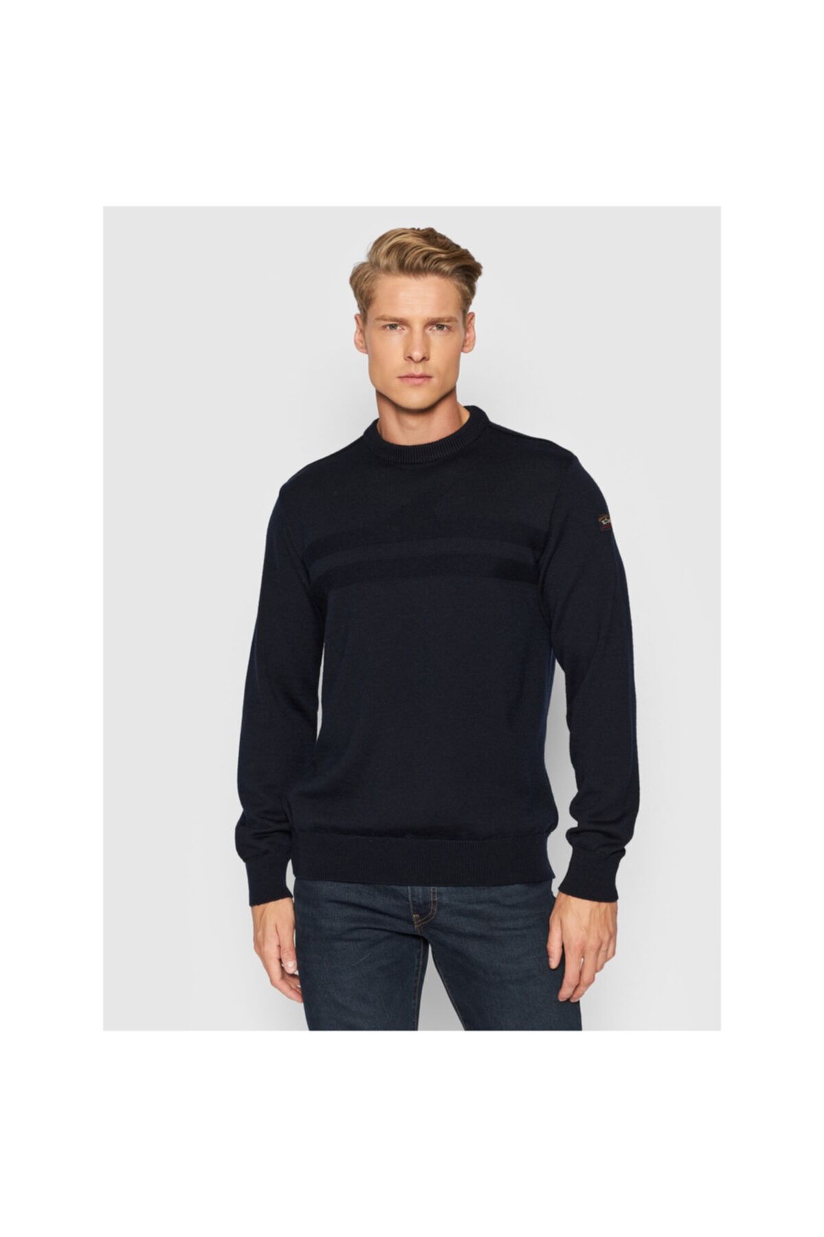 Paul&Shark Men's Knıtted Roundneck C.w. Wool