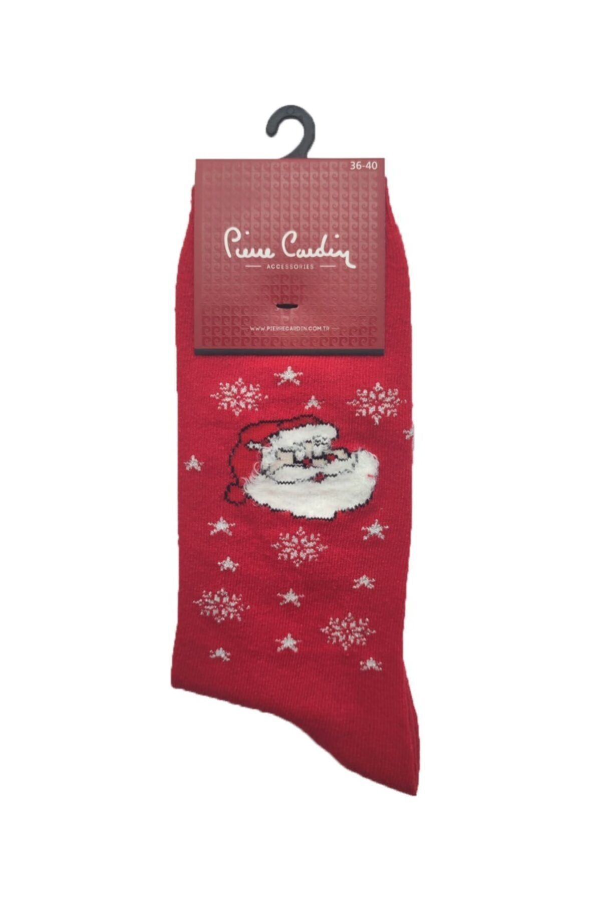 Pierre Cardin Yılbaşı Çorabı Noel Baba Kırmızı