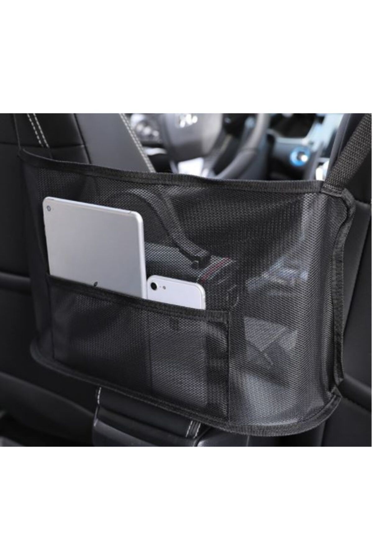 Ankaflex Highconcept Oto Koltuk Arası Çanta Araba Organizer Eşya Düzenleyici Telefon Tablet Saklama Çantası