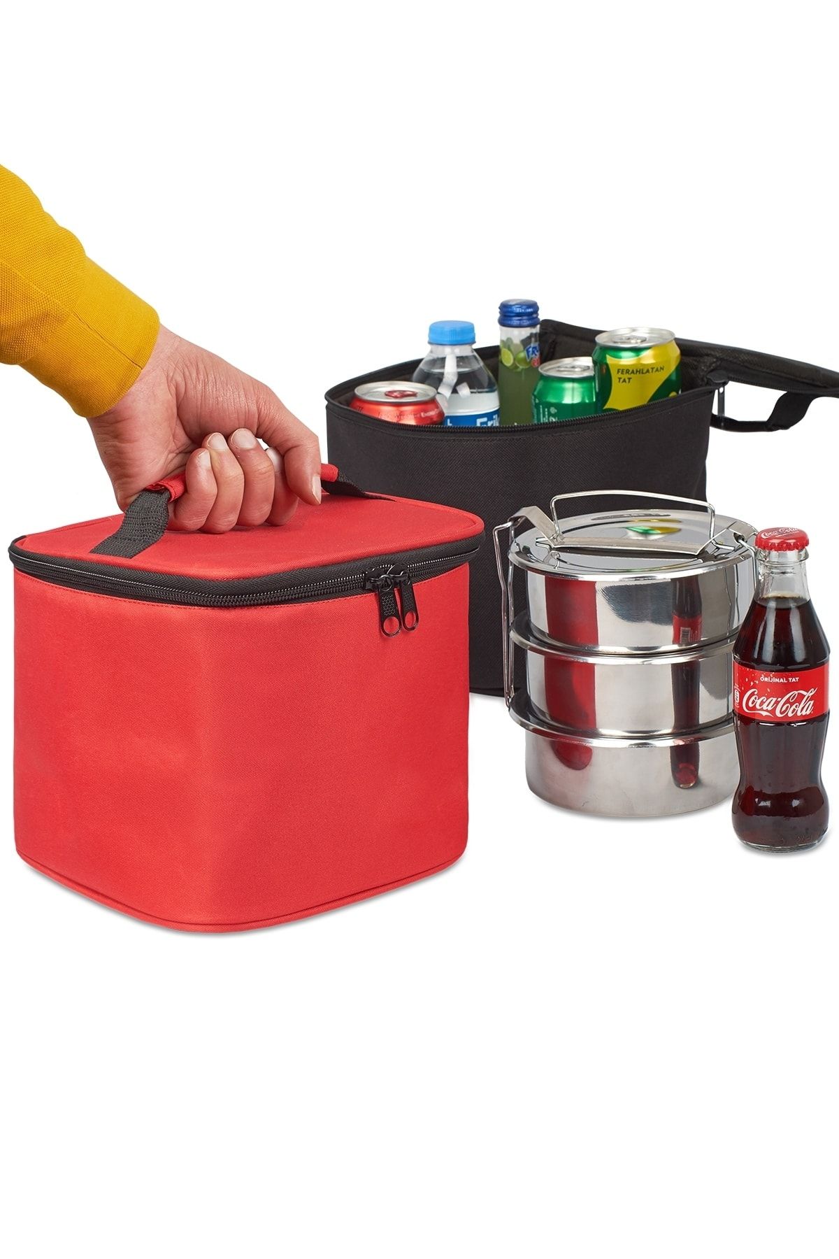 Ankaflex Sıvı Geçirmez Sefer Tası Çantası Yemek Çantası Alet Çantası Içecek Taşıma Çantası Saklama Kabı Çanta