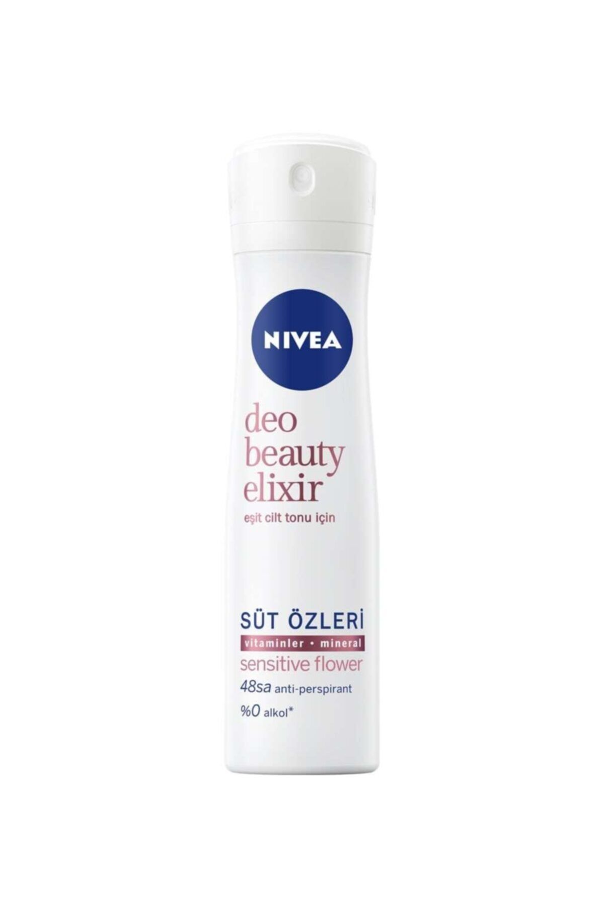 Kadın Sprey Deodorant Beauty Elixir Sensitive Flower,48 Saat Anti-perspirant Koruma 150ml_1