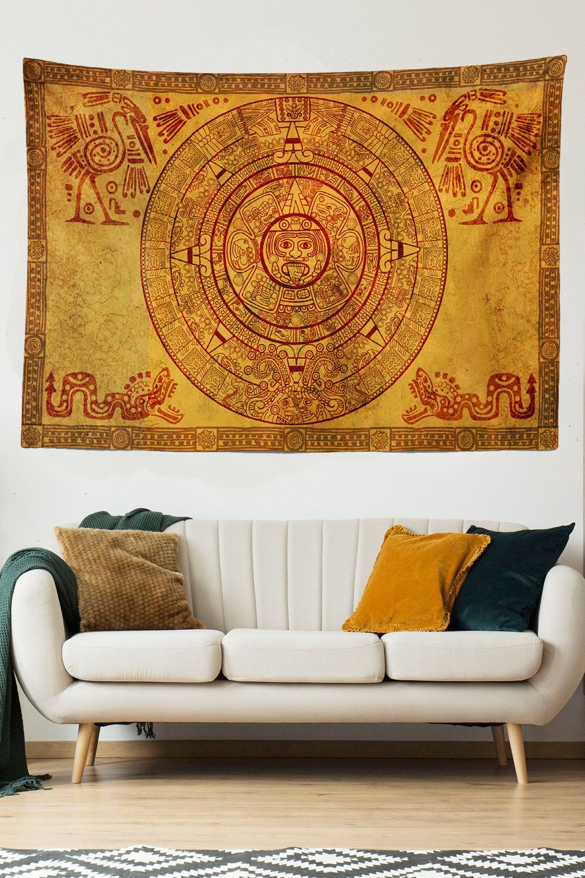 Kozmik Tapestry Aztec Duvar Örtüsü - 2