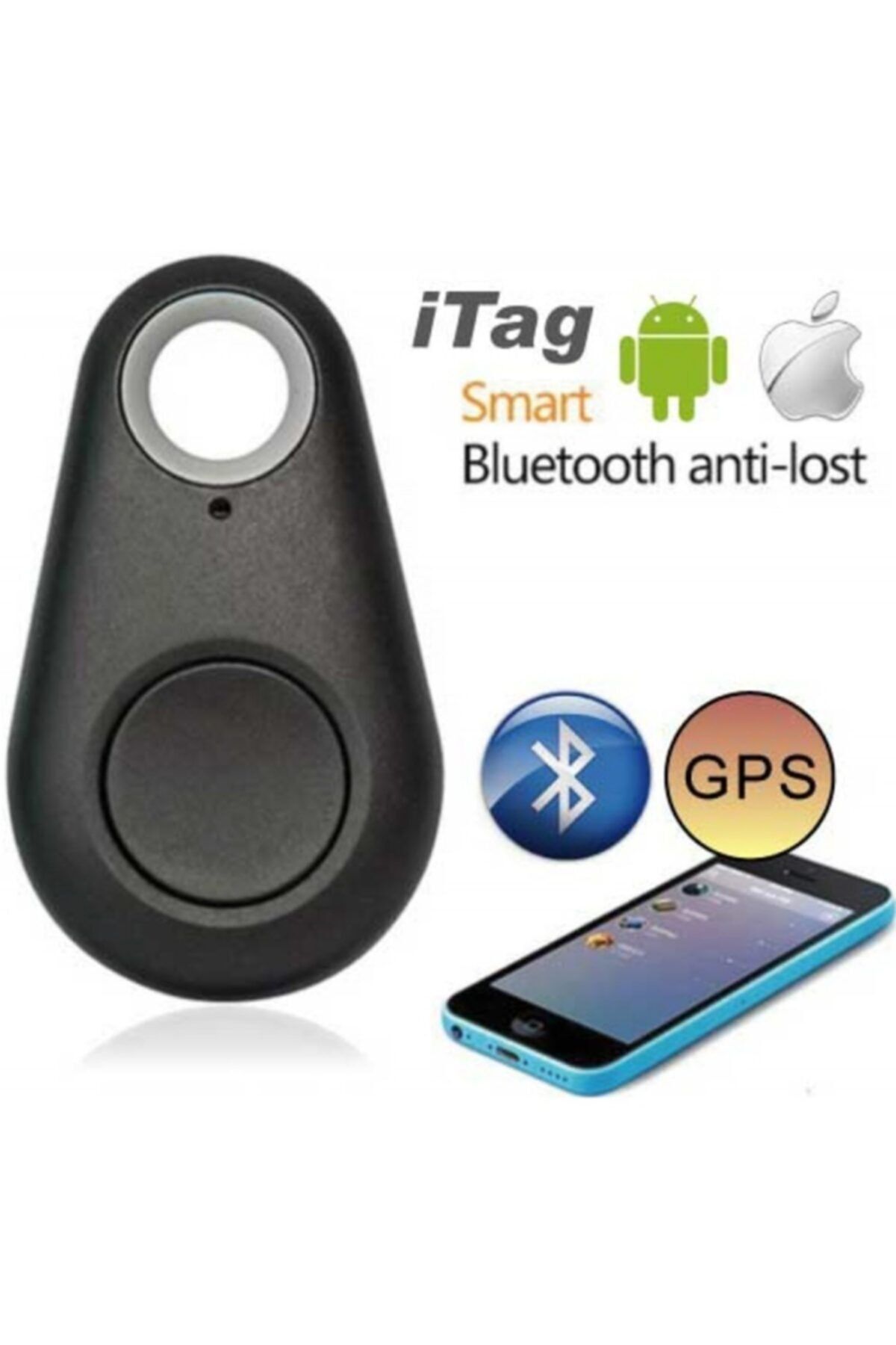 Elite-K Itag Bluetooth Akıllı Anahtarlık Telefon Eşya Pet Bulucu Alarmlı Kayıp Önleyici Konum Bulucu