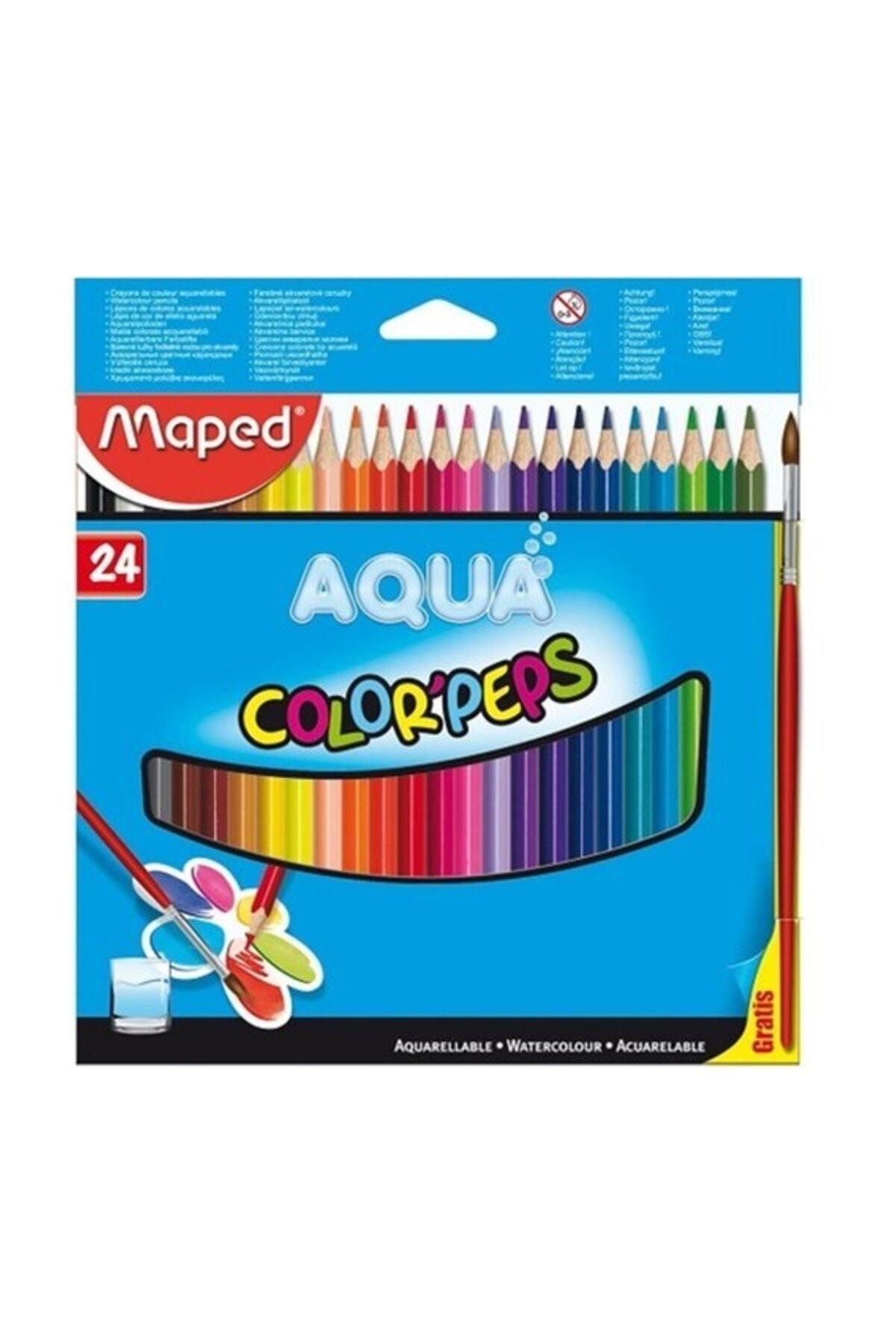 Maped Color Peps Aqua Sulu Boya Kalemi 24 Renk (836013)