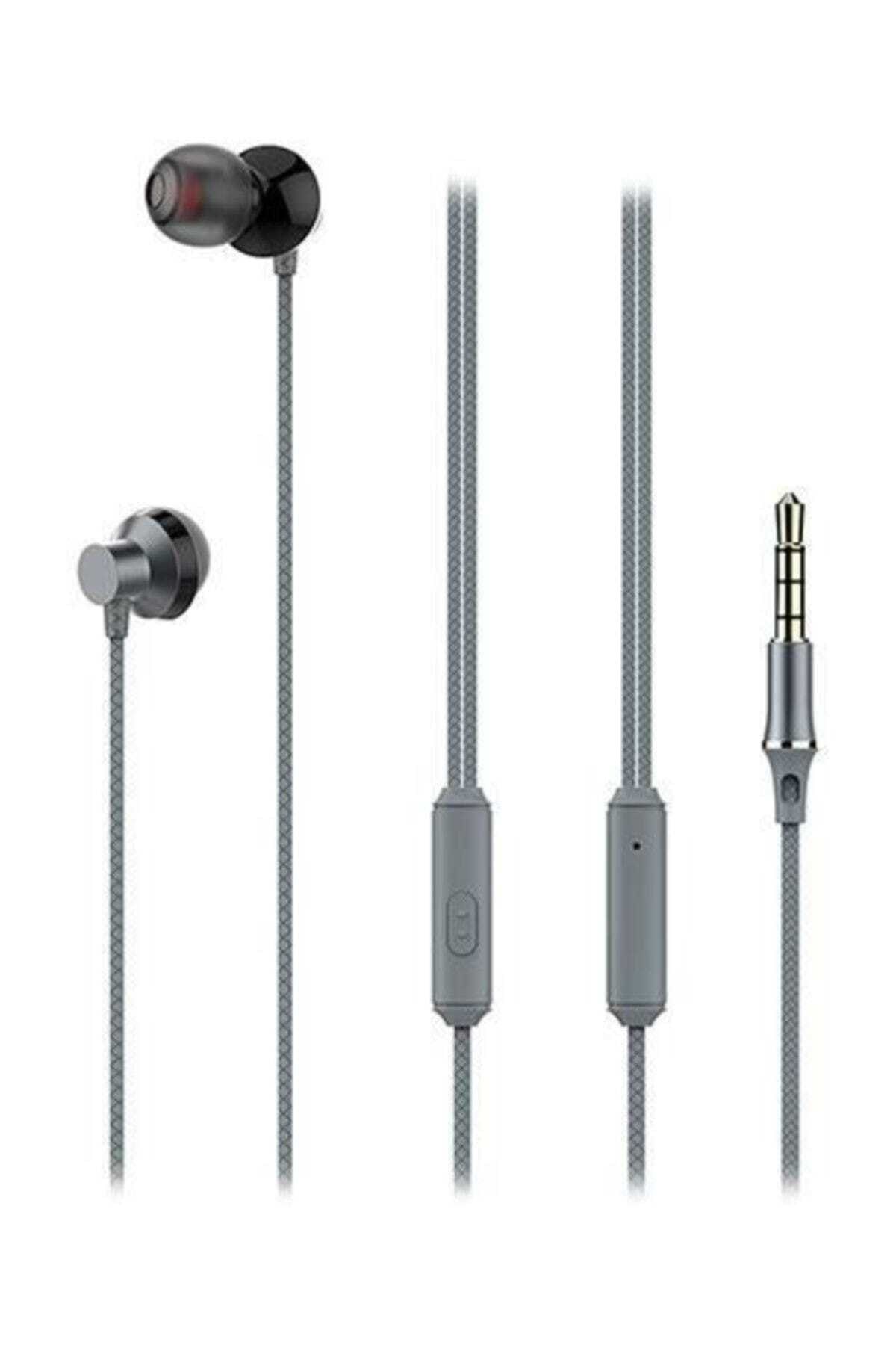 S-Link Swapp SW-K8 BUMMER Mobil Telefon Uyumlu Metal Kulak içi Gri Mikrofonlu Kulaklık
