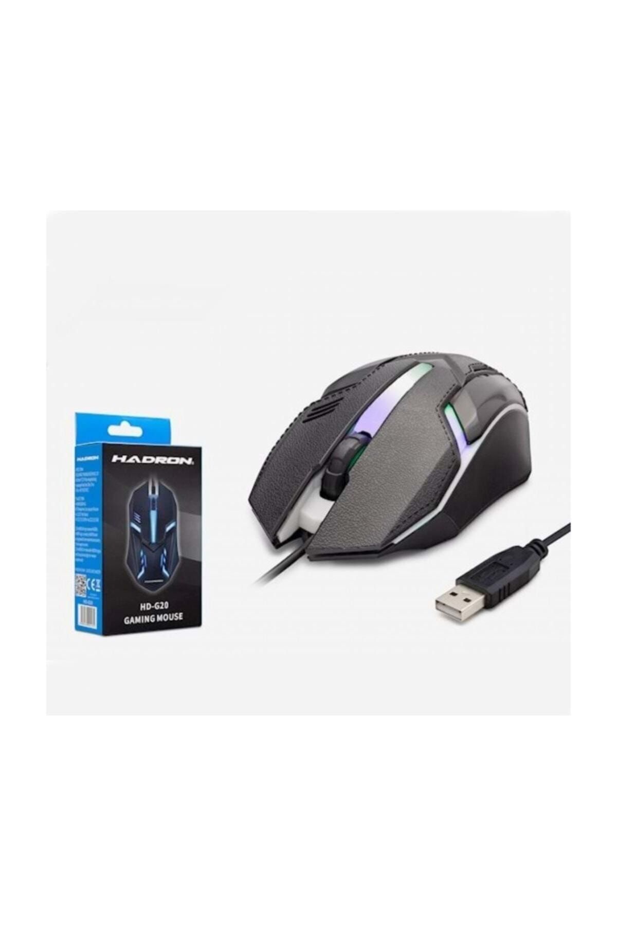 HADRON Hrg20/100 Mouse Kablolu Oyun Mause Usb Ledli 1600 Dpı