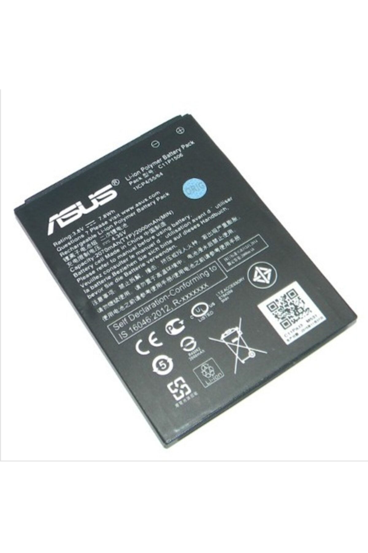 ASUS Zenfone Live Go 3g G500tg C11p1506 Batarya Zb501kl (2070 Mah)