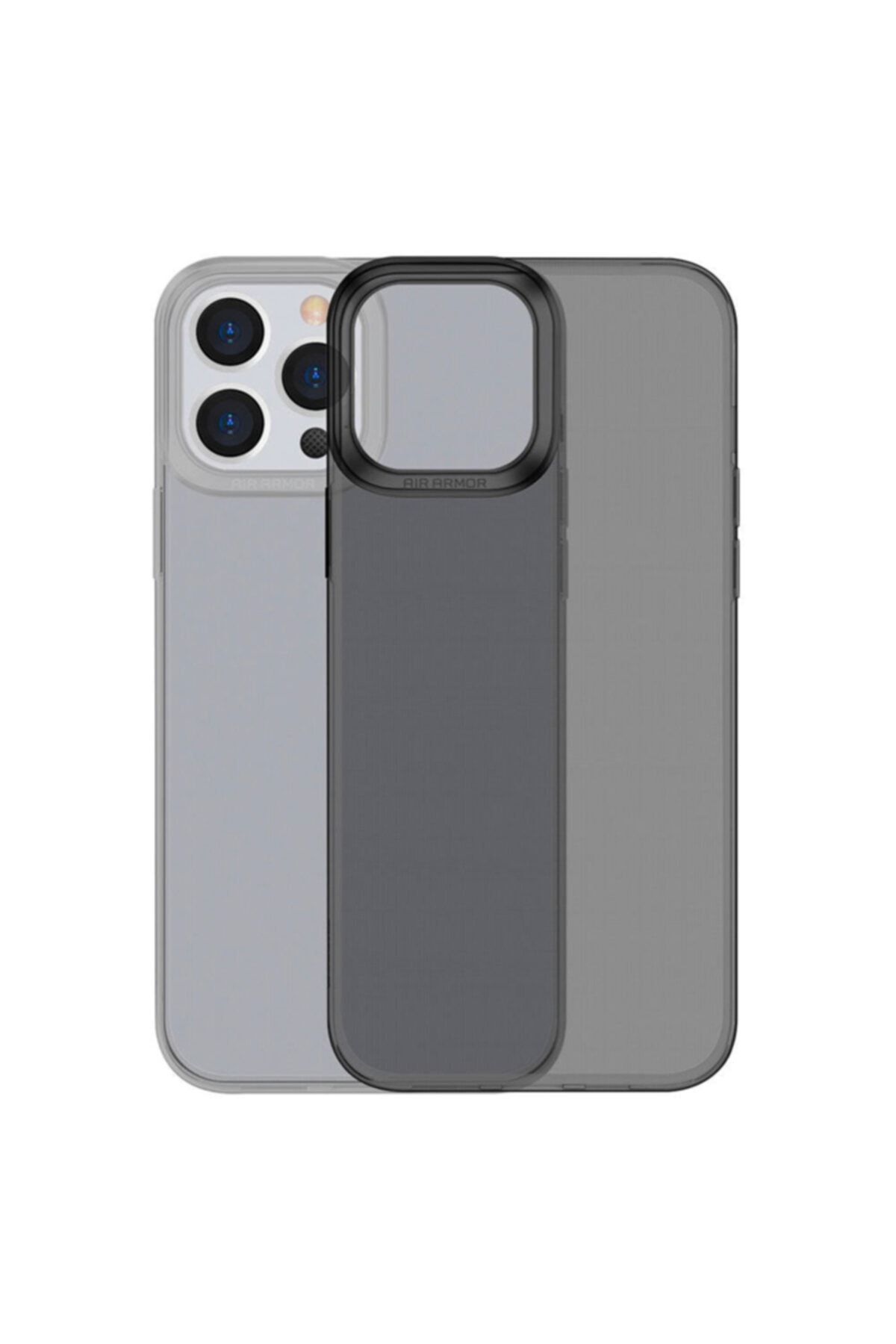 Baseus Simple Case Iphone 13 Pro Max Ince Silikon Şeffaf Kılıf Siyah