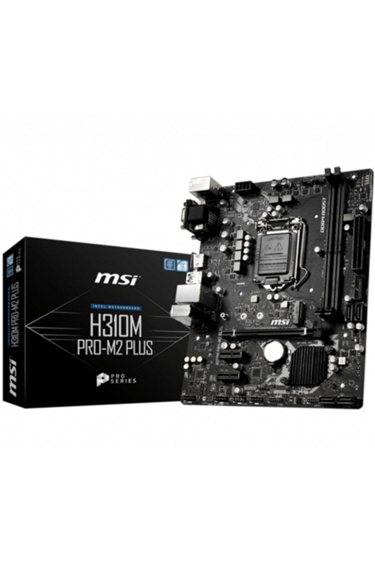 MSI H310m Pro-vdh Plus Uyumlu Intel H310 2666 Mhz Ddr4 Soket 1151 Matx Anakart