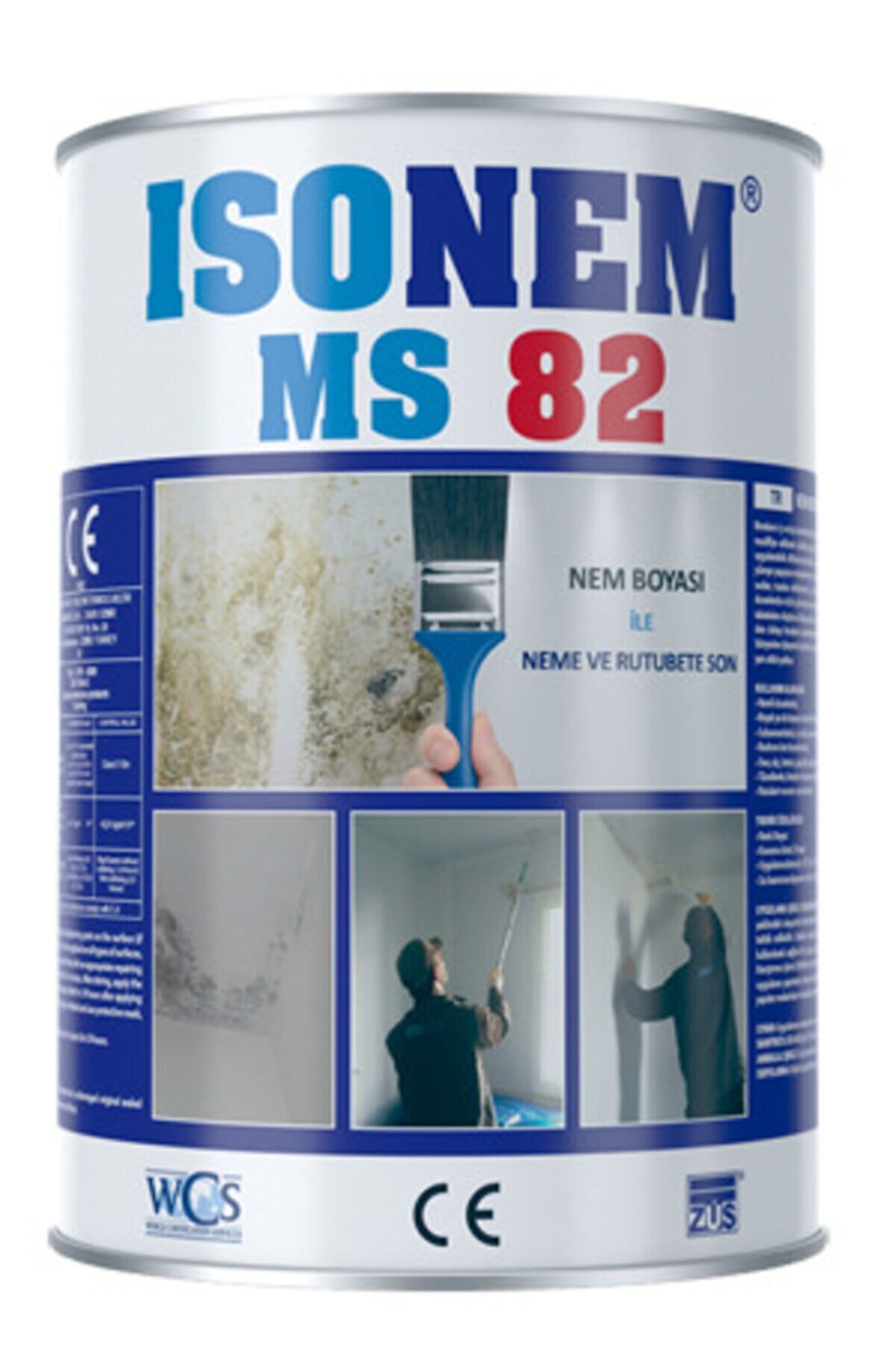 Isonem Ms 82 Nem Boyası Ve Rutubet Boyası Beyaz 5 Kg