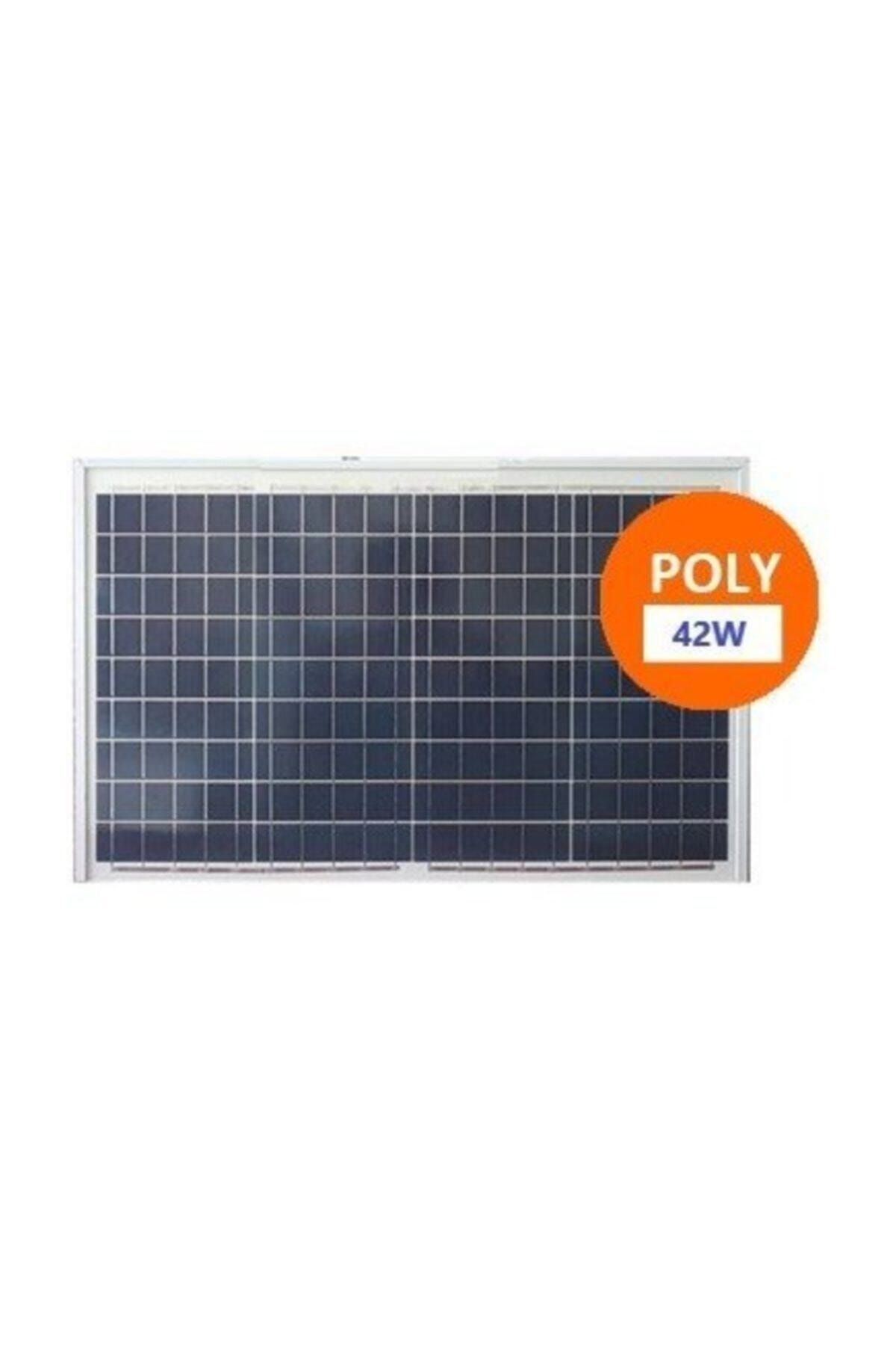 Lexron 42 W Watt 12 V Volt Polikristal Güneş Paneli Solar Panel