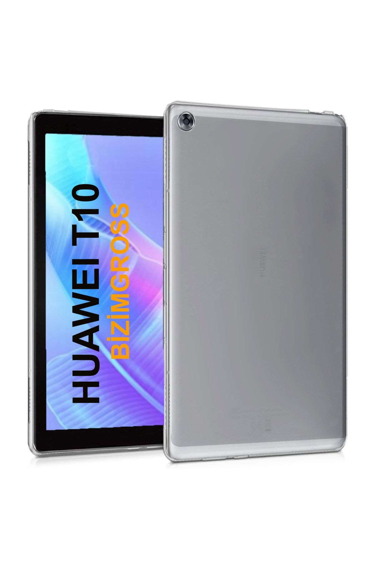 Huawei Matepad T10 T10s Kılıf Şeffaf Silikon Tablet Kılıfı