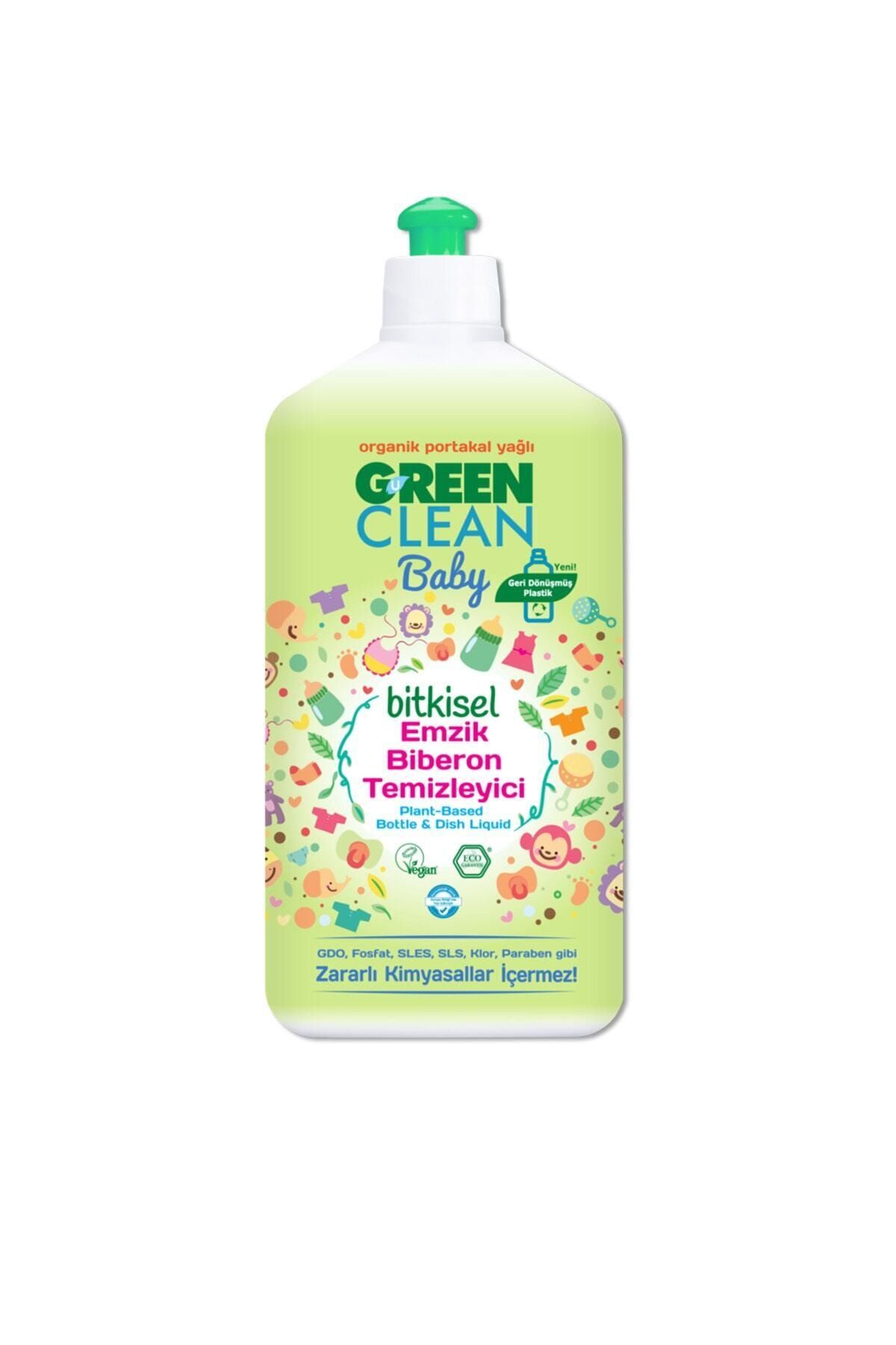 Green Clean Organik Portakal Yağlı Bitkisel Emzik Biberon Temizleyici 500ml
