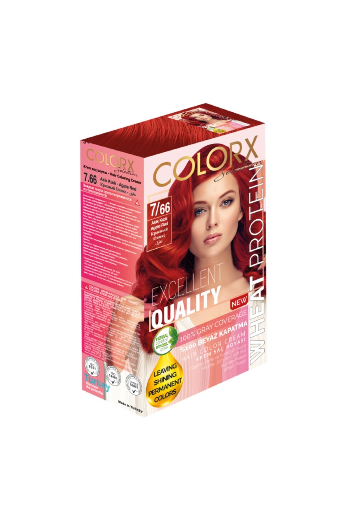 COLORX 7.66 Akik Kızılı Set Saç Boyası