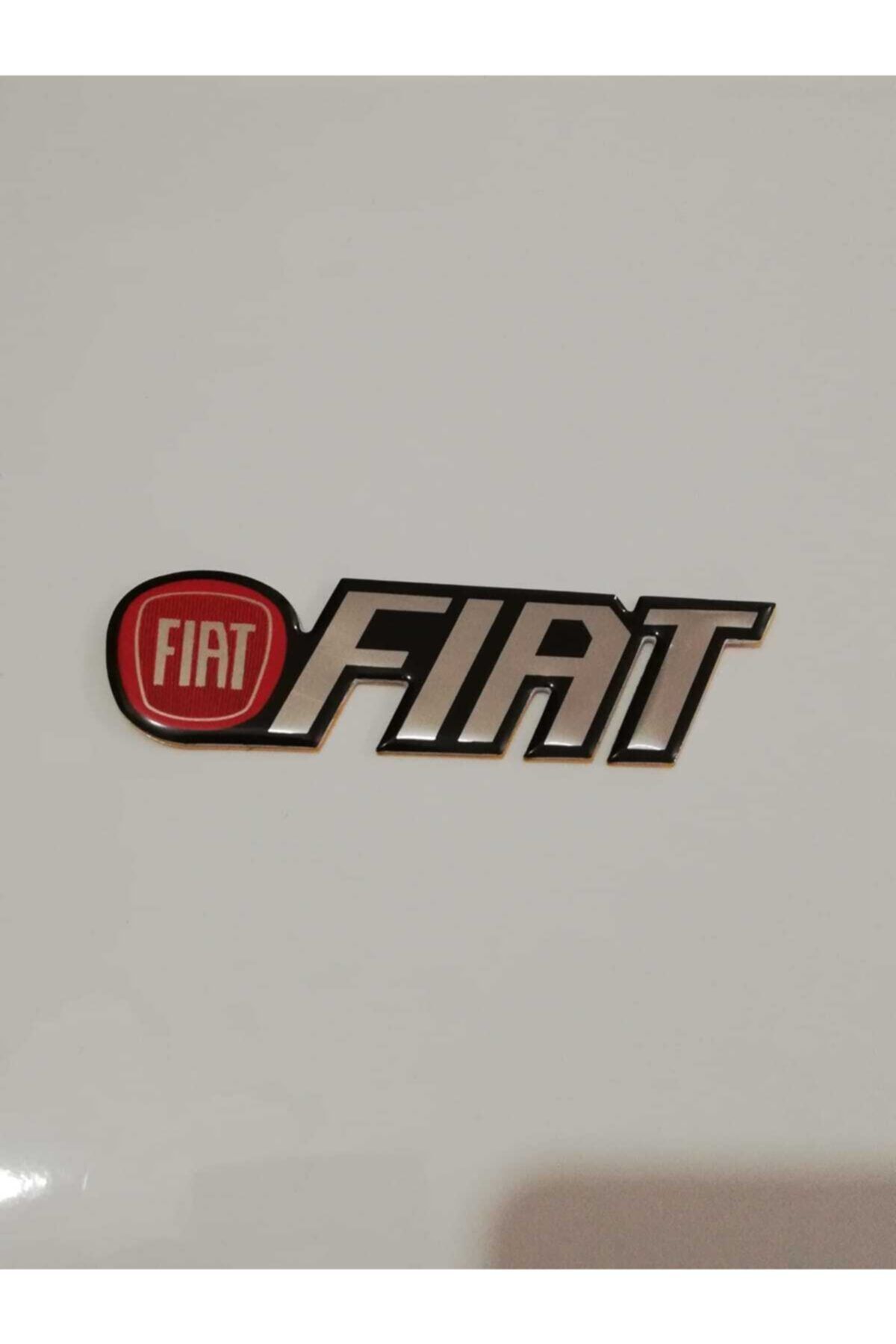 Fiat Logolu Yazılı Yapışkan Sticker
