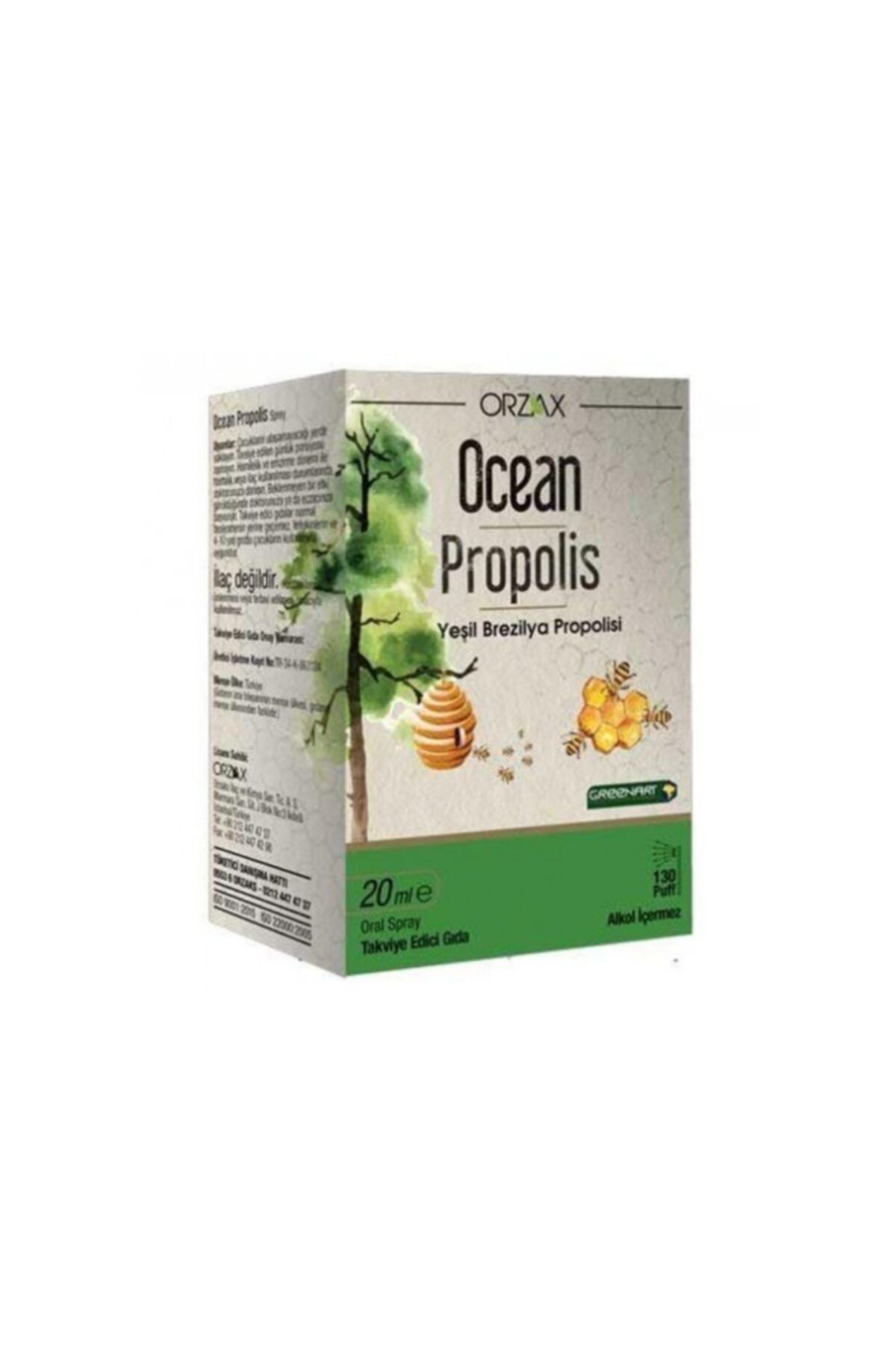 Ocean Güçlü Antioksidan Etkilere Sahip Propolis Spray 20 Ml
