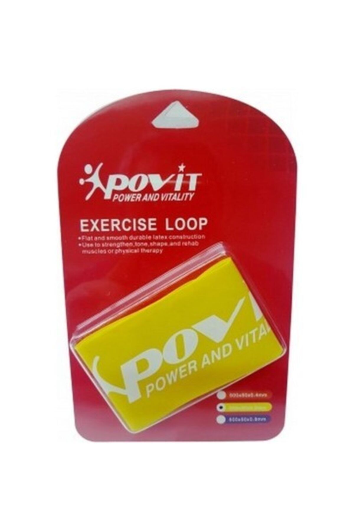 Povit Lks 86 Exercise Loop Pilates Bandı Sarı