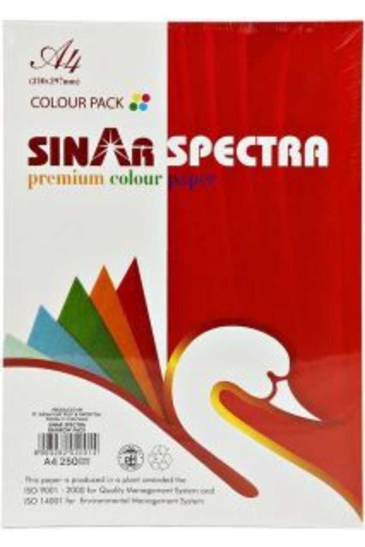 Spectra Sınar A4 Renkli Fotokopi Kağıdı 250'li Fosforlu Yeşil
