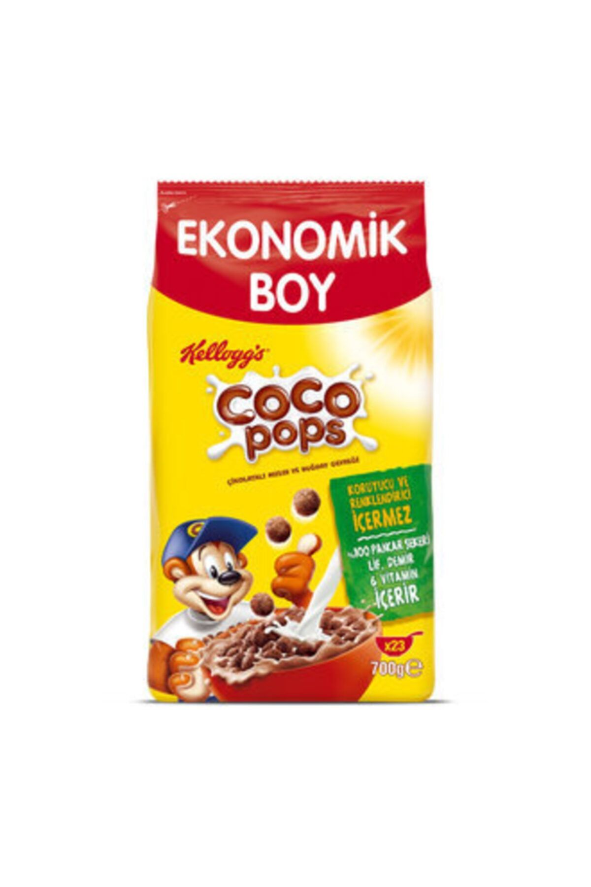 Kellogg's Cocopops Çikolatalı Mısır Ve Buğday Gevreği 700 G