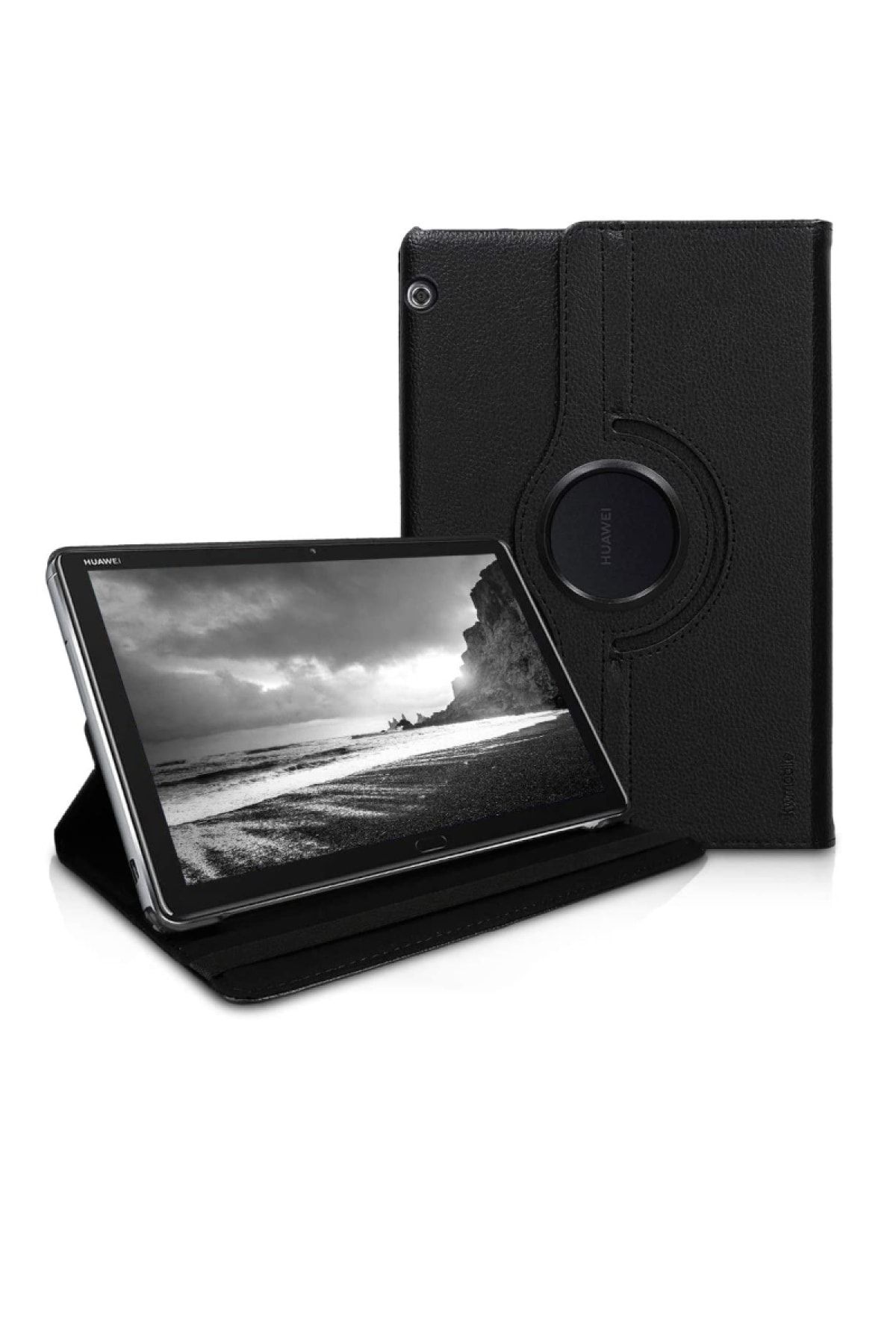 emybox Huawei Mediapad T5 10'1 Inc 360 Derece Dönebilen Standlı Tablet Kılıfı