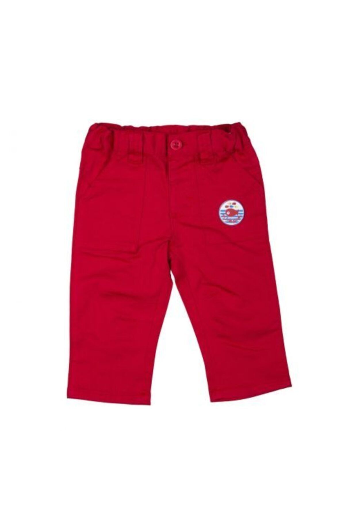 Bebepan Unisex Bebek Kırmızı Pijama Altı