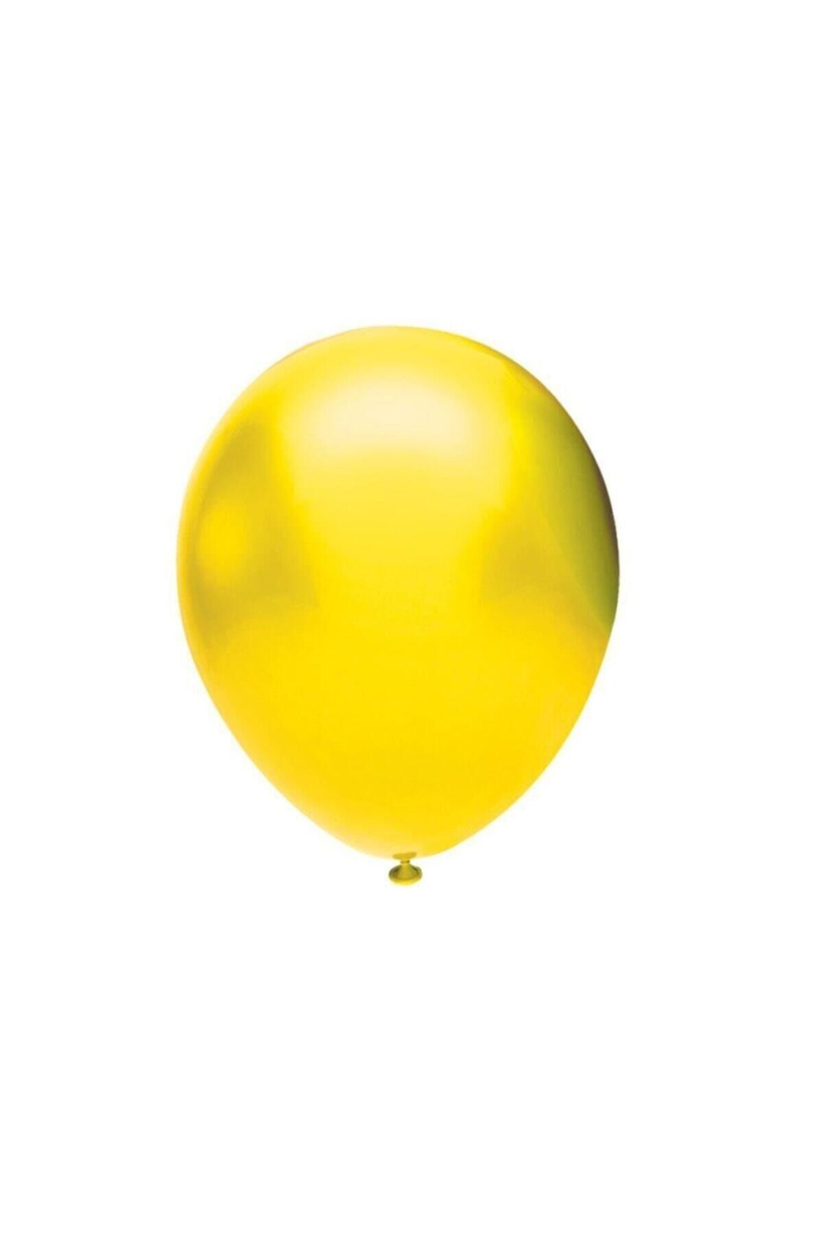 eymen süs Metalik Balon 8 Ad. Paket Sarı