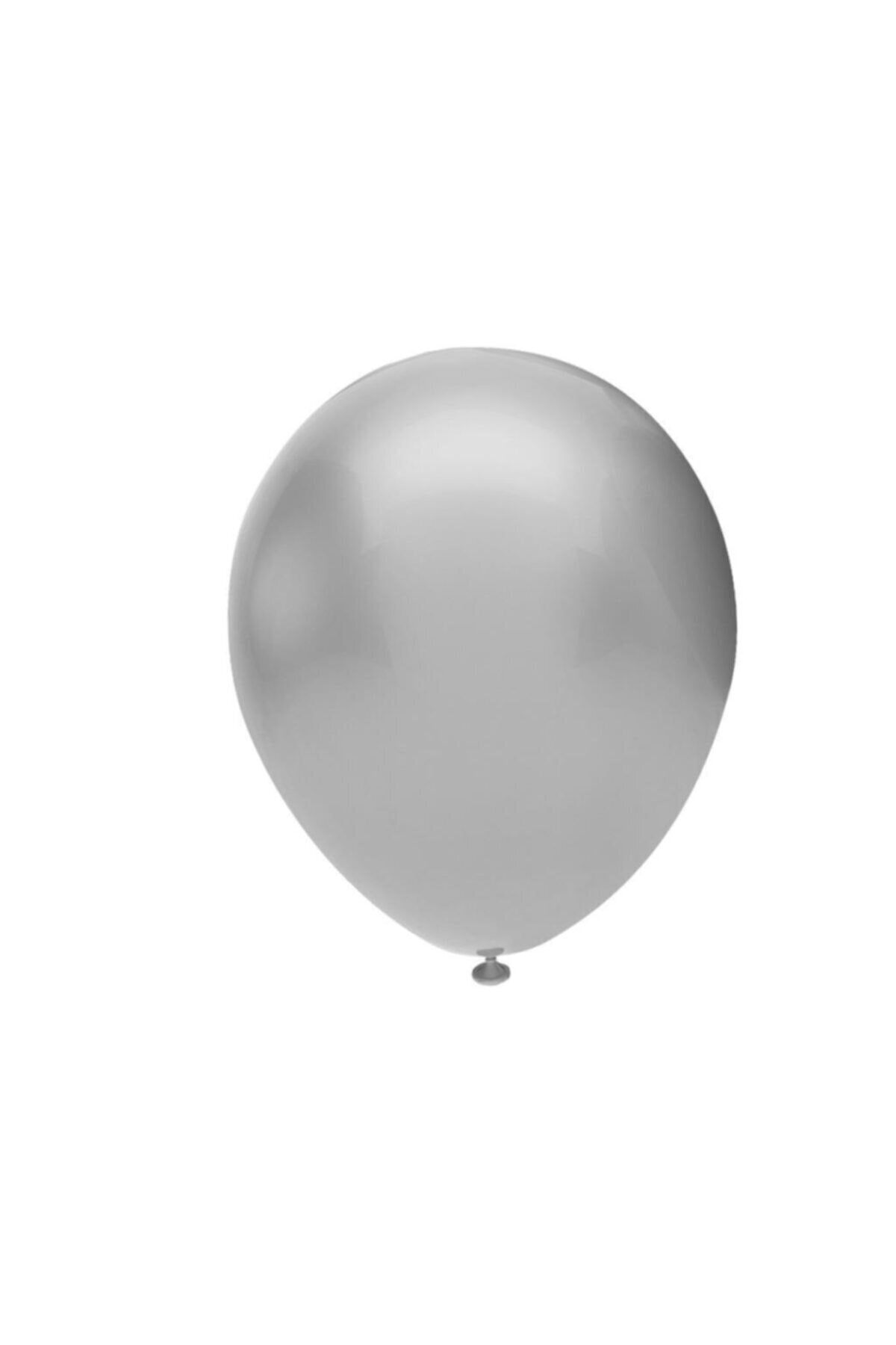 Genel Markalar Metalik Balon 8 Li Paket Gümüş