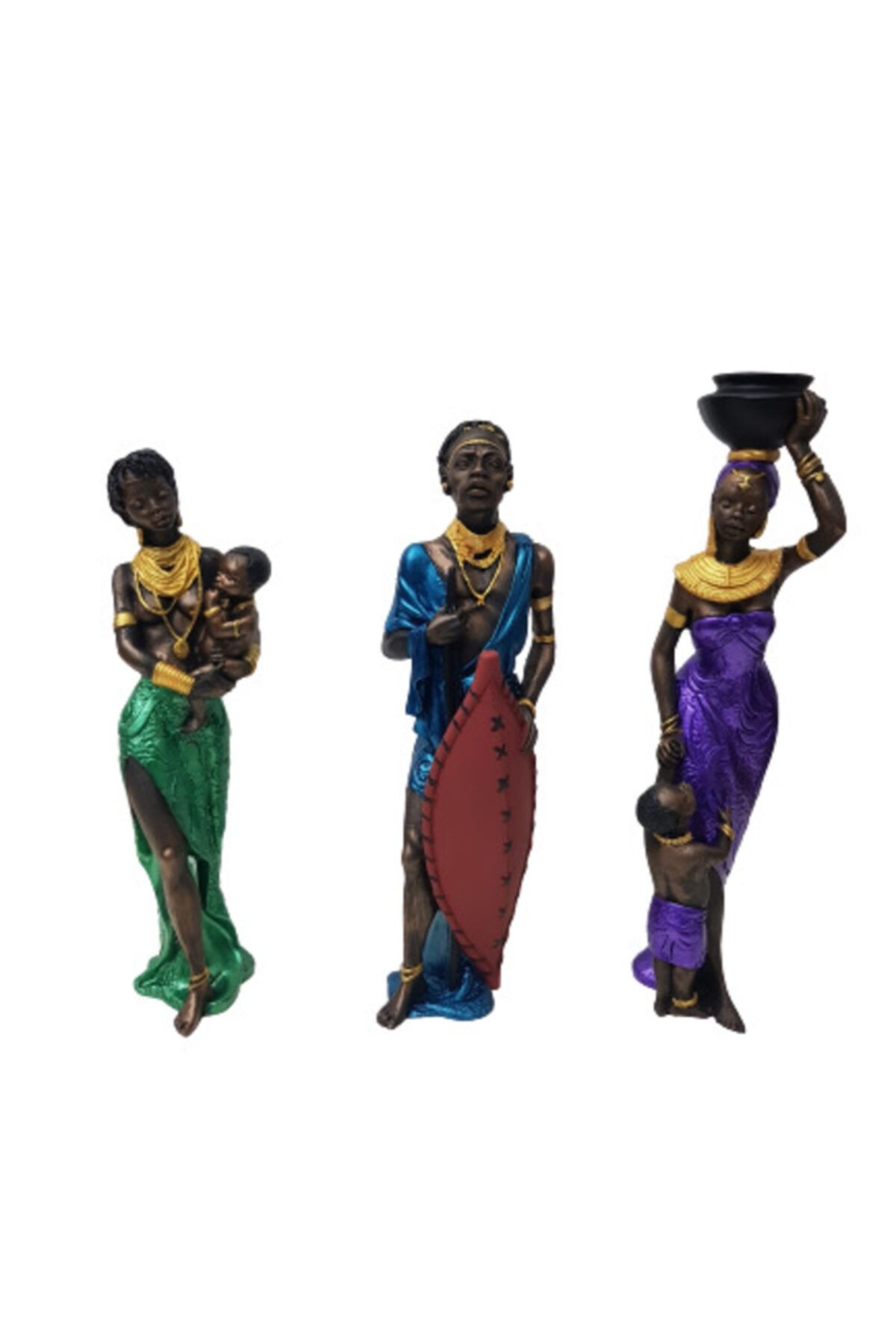 Arose Ab Ev Dekorasyon Afrikalı 3lü Set