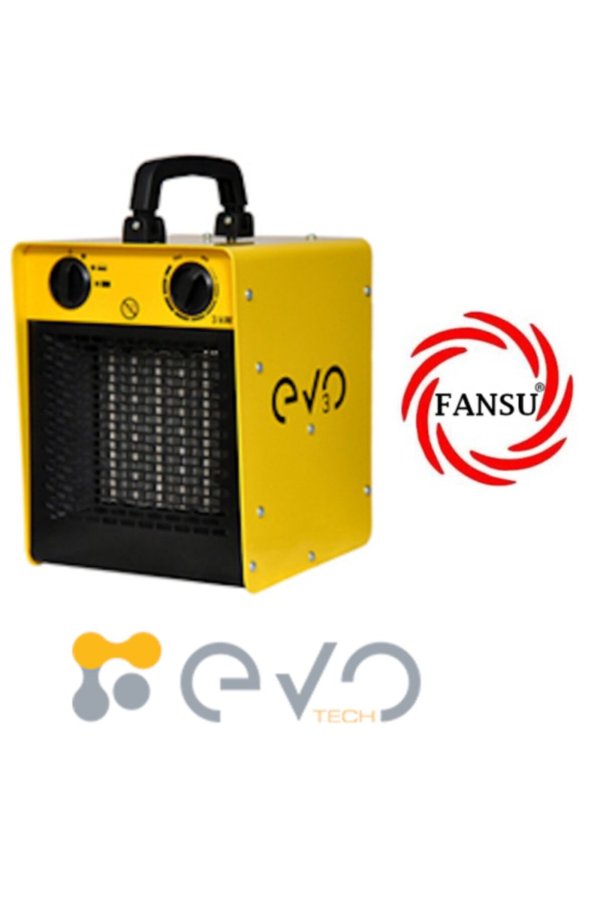 Evo Tech 3 Elektrikli Fanlı Ortam Isıtıcısı