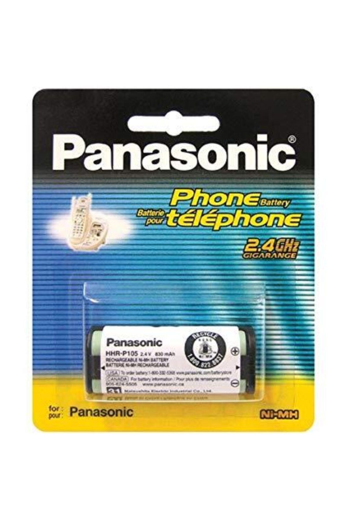 Panasonic Hhr-p105a/1b Telsiz Telefon Bataryası