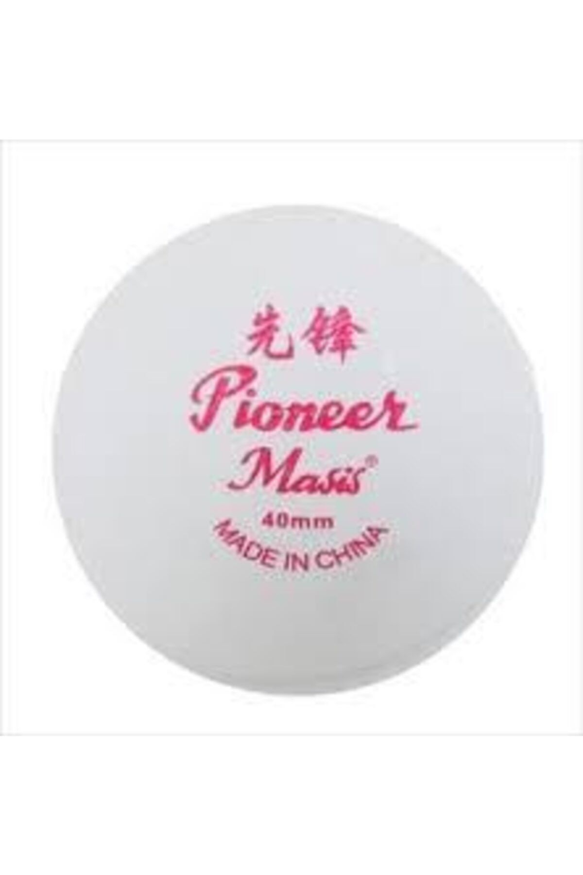 renklibalonpartystore Pioneer Pinpon Topu Beyaz 4 Adet