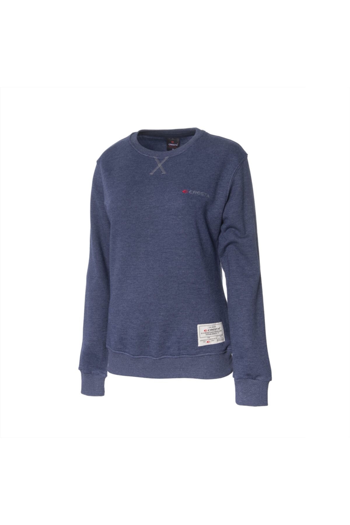 Cresta Kadın Lacivert Outdoor Basic Sweatshirt