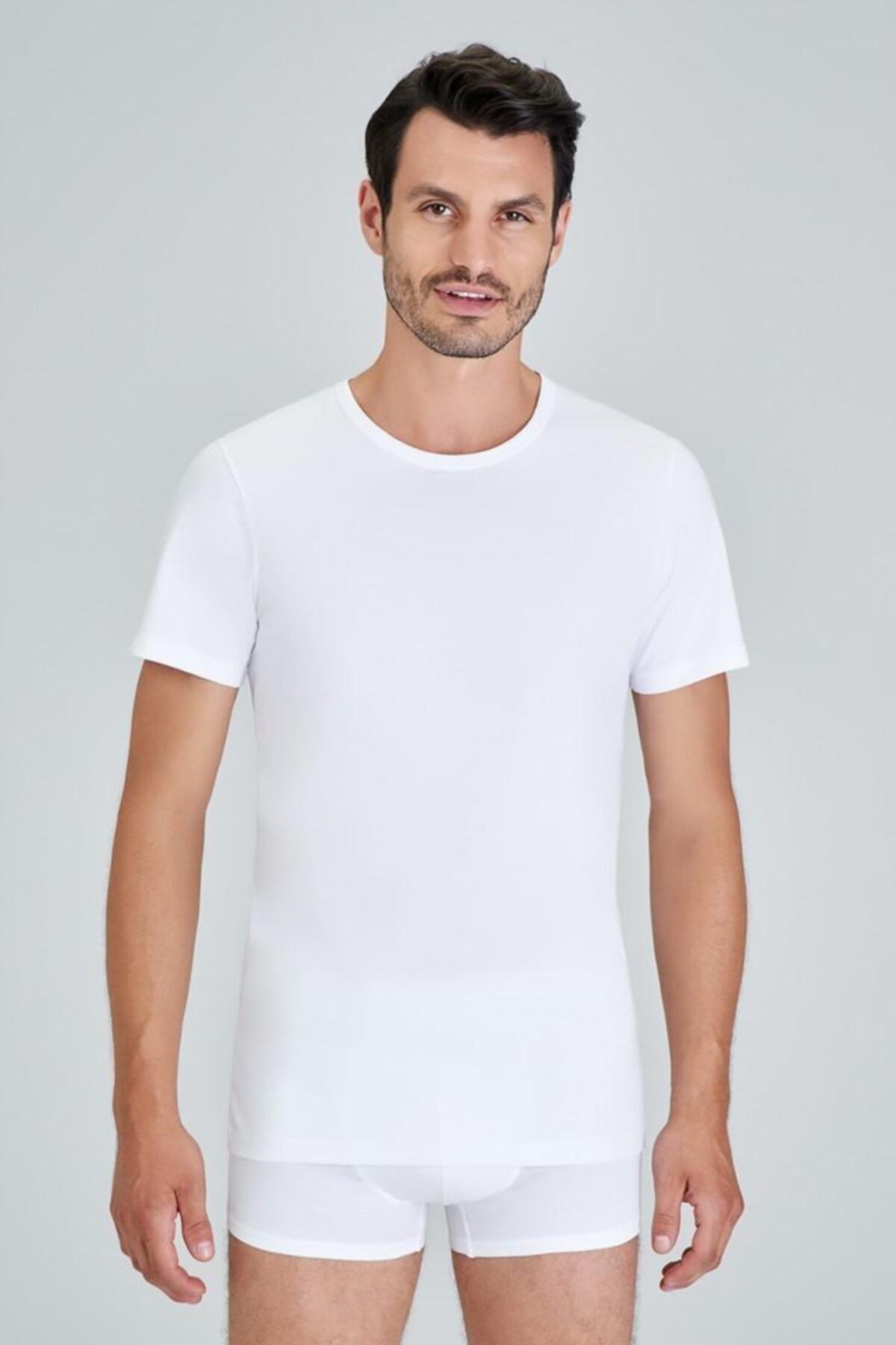 Kom Erkek, Beyaz, Hulio 2'li T-shirt Atlet