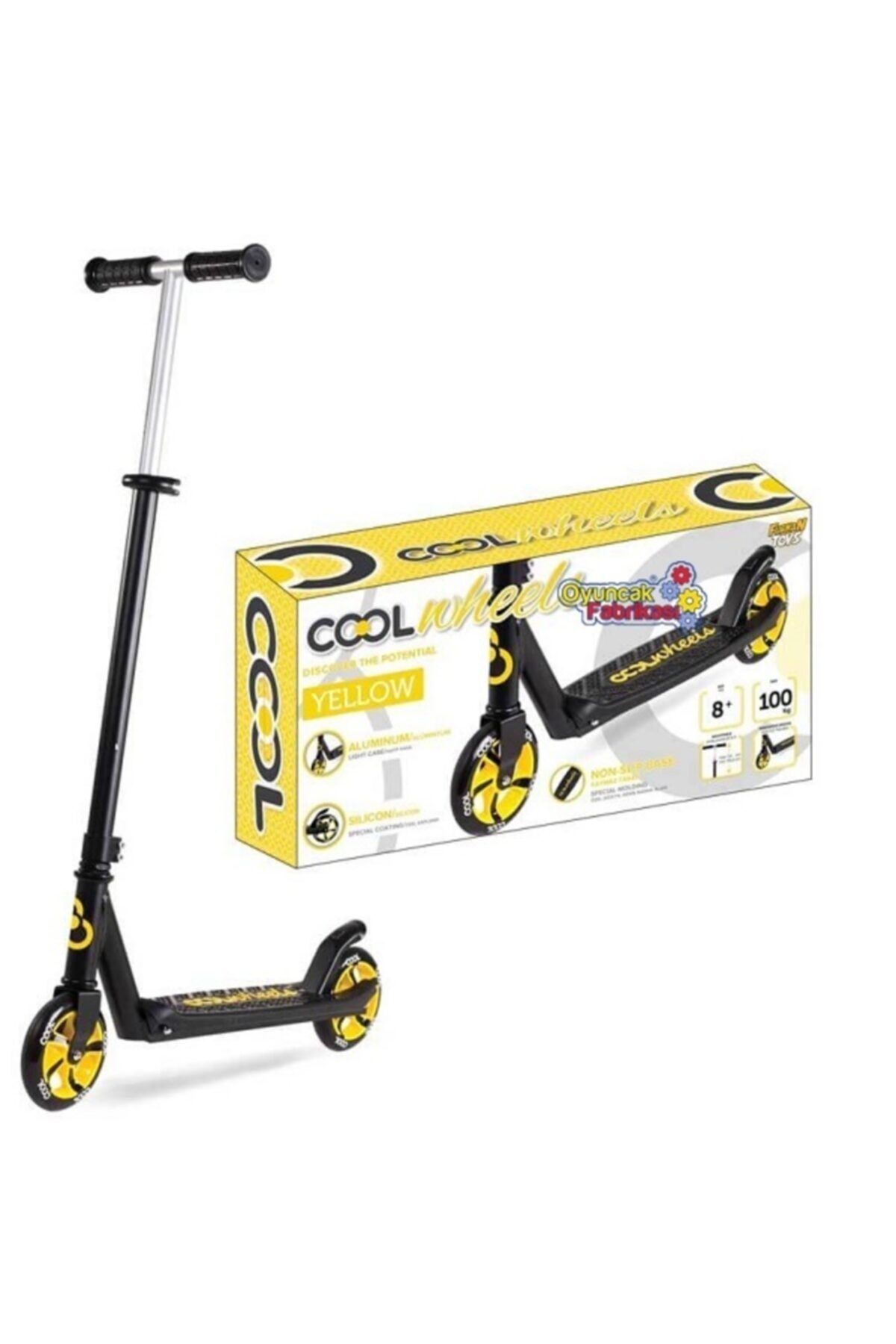 Cool Wheels 2 Tekerlekli Katlanabilir Scooter 8+ Yaş Sarı