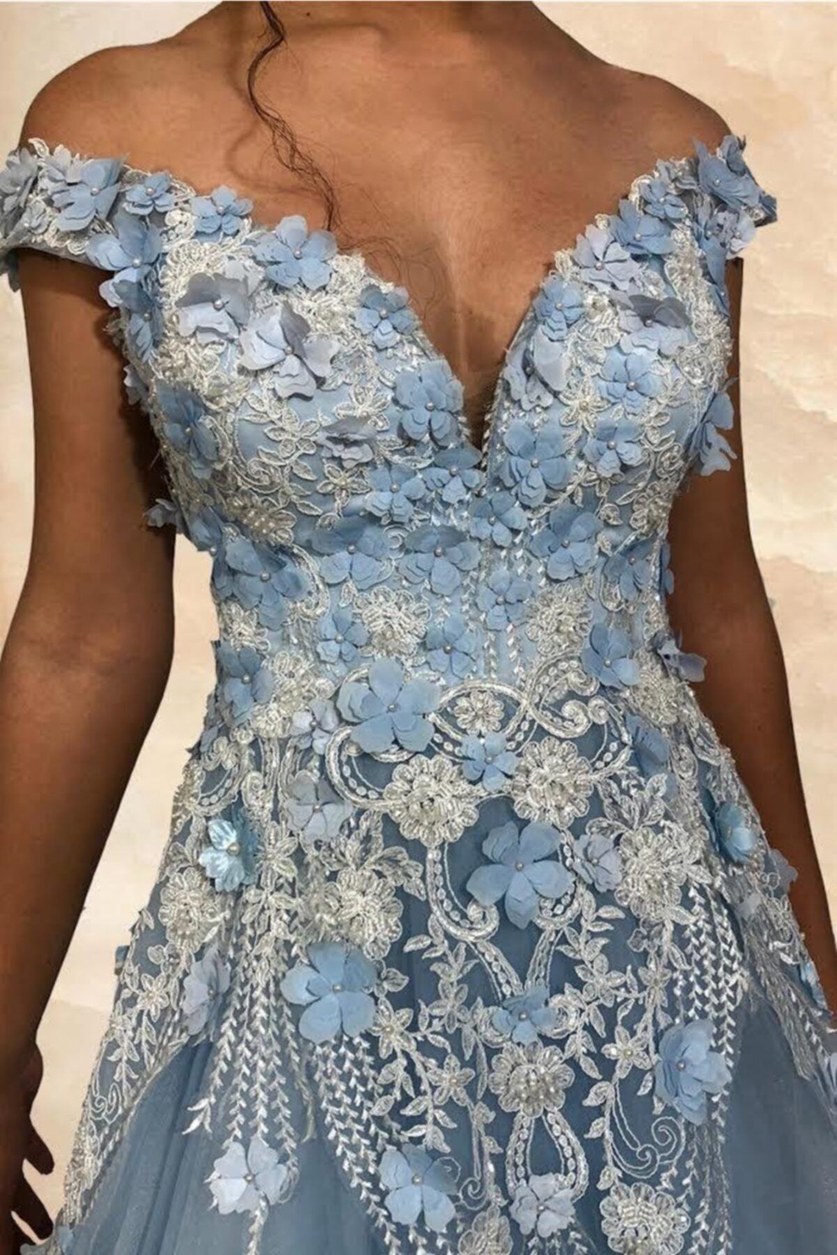 MİLLA Wedding Dress Mavi Su Perisi Nişanlık