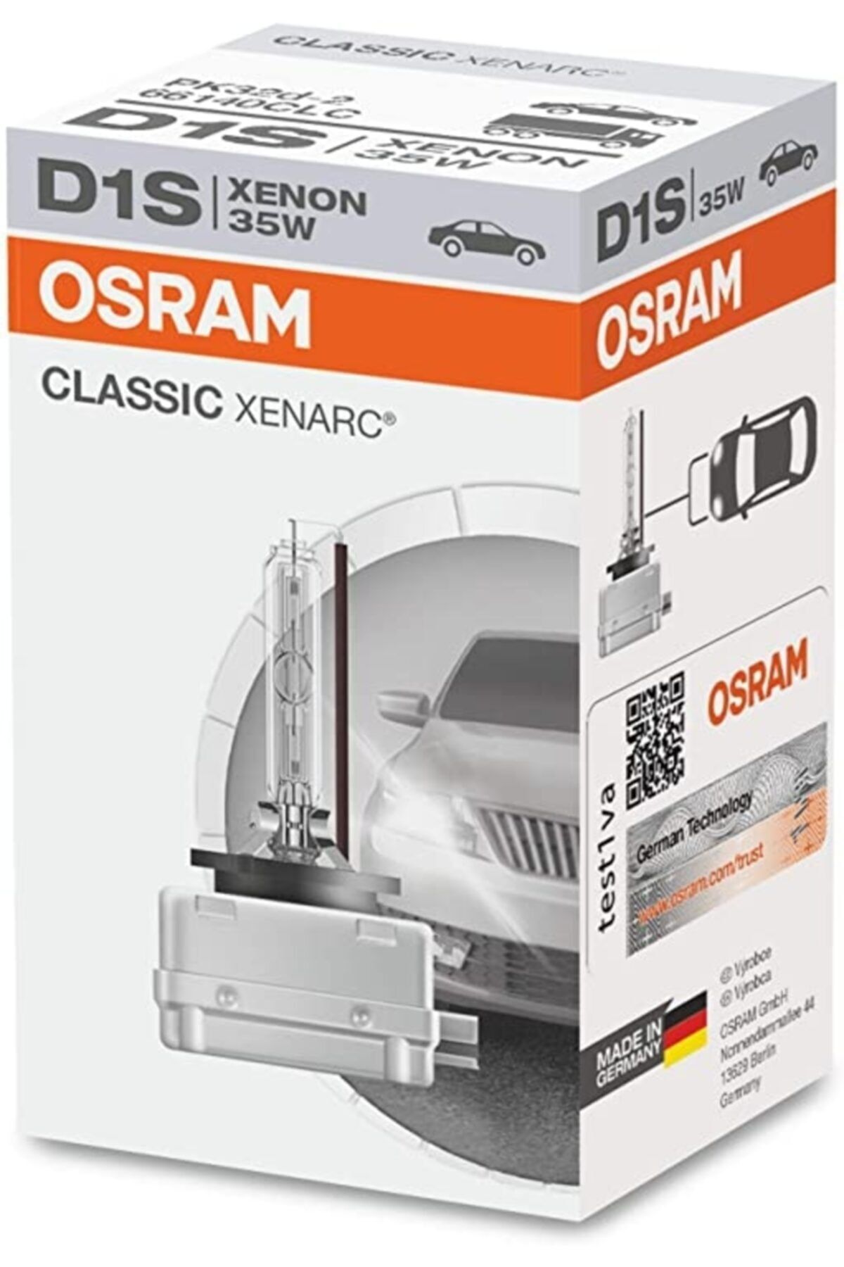 Osram 66140 Xenarc D1s Xenon Far Ampulü 12v 4300k 35w.