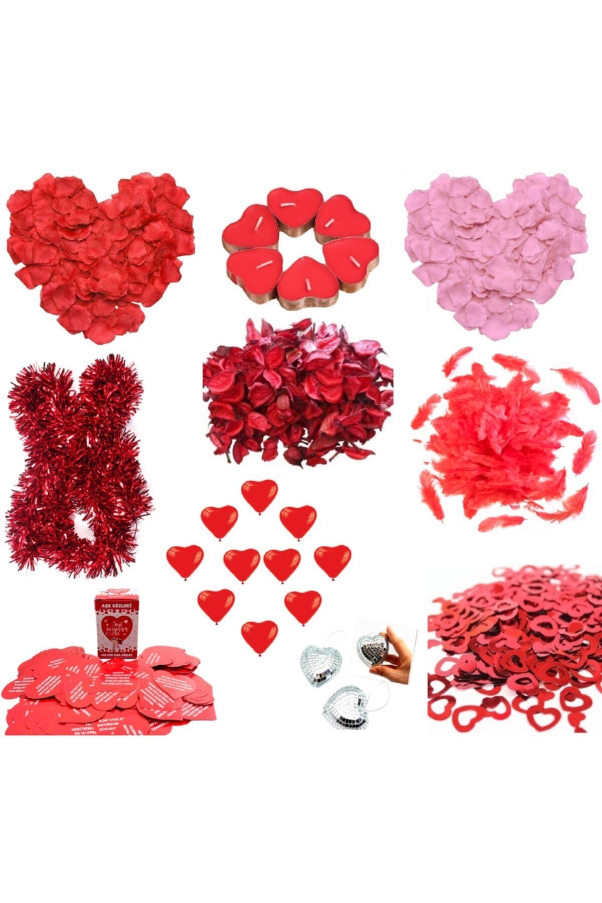 Happyland Sevgililer Günü - Evlilik Teklifi - Romantik Ortam Hazırlama Aşk Paketi Zemin-3 Modeli
