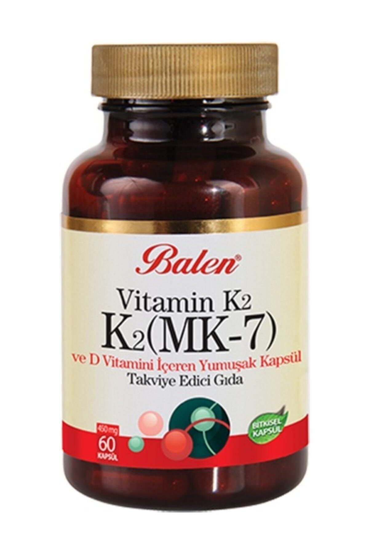Balen Vitamin K2 (MK-7) Ve D Vitamini Içeren 60 Kapsül