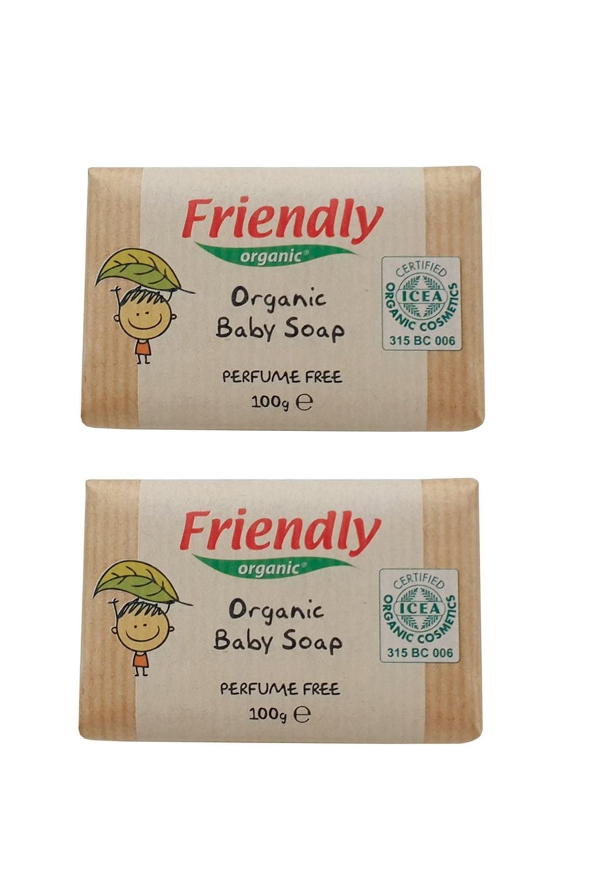 Friendly Organic Parfümsüz Bebek Sabunu - 100Gr - 2 Adet