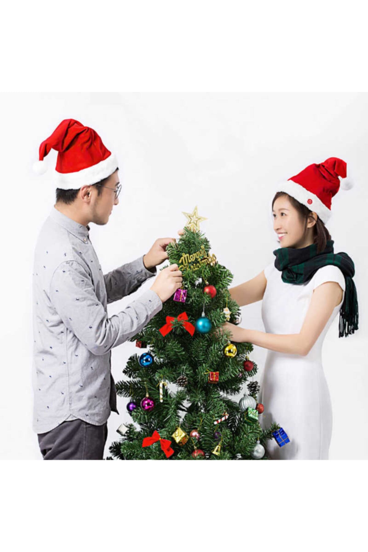 Militech Xiaomi Noel Şapka Sihirli Dans Ve Şarkı Noel Baba Şapkası
