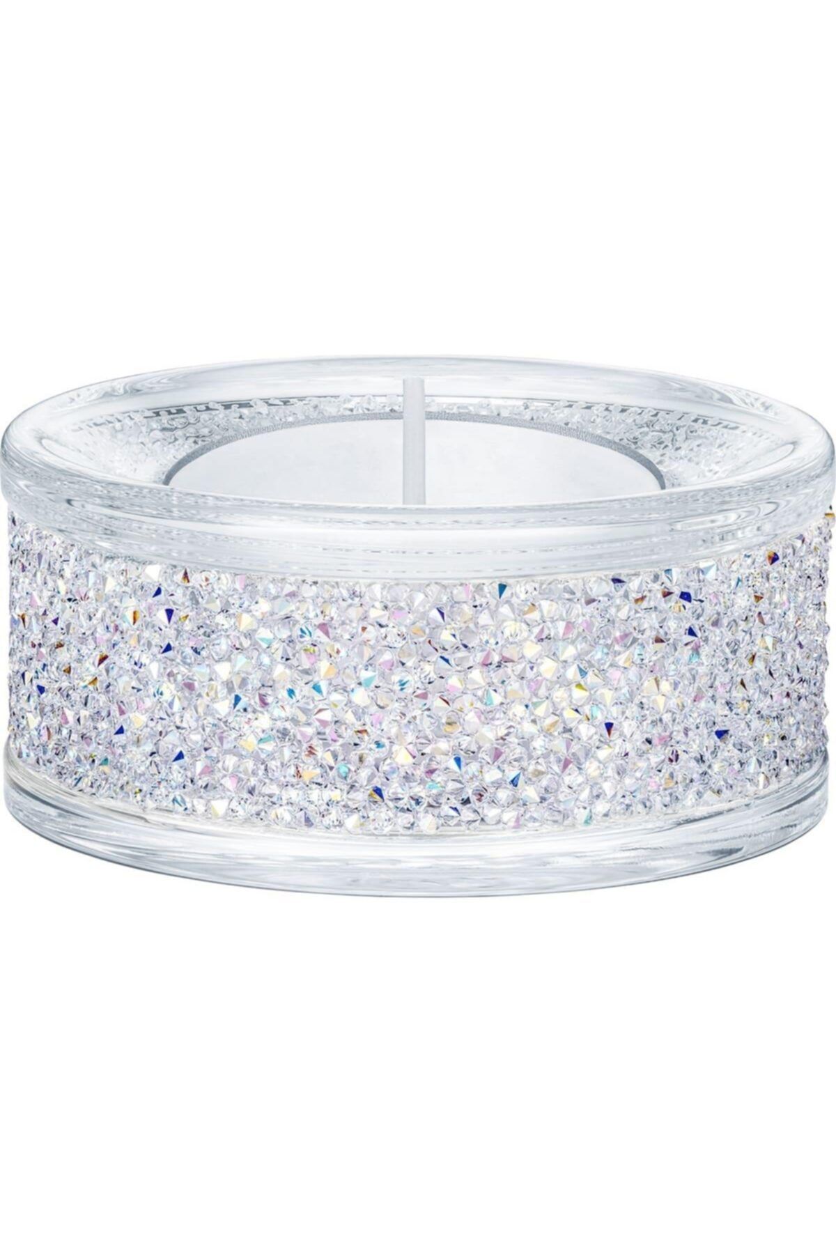 Swarovski 5428722 Ev Dekorayon Shimmer Tea Light Holder Crystal Ab