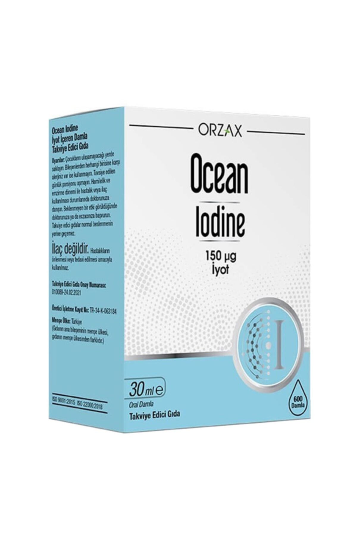 Ocaen Iyot Takviyesi Ocean Iodine 150 Ug Iyot