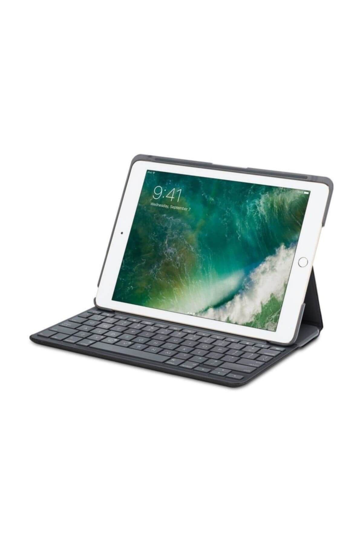 logitech iPad Air 2 Siyah Klavyeli Kılıf İskandinav Dilleri 920-007267