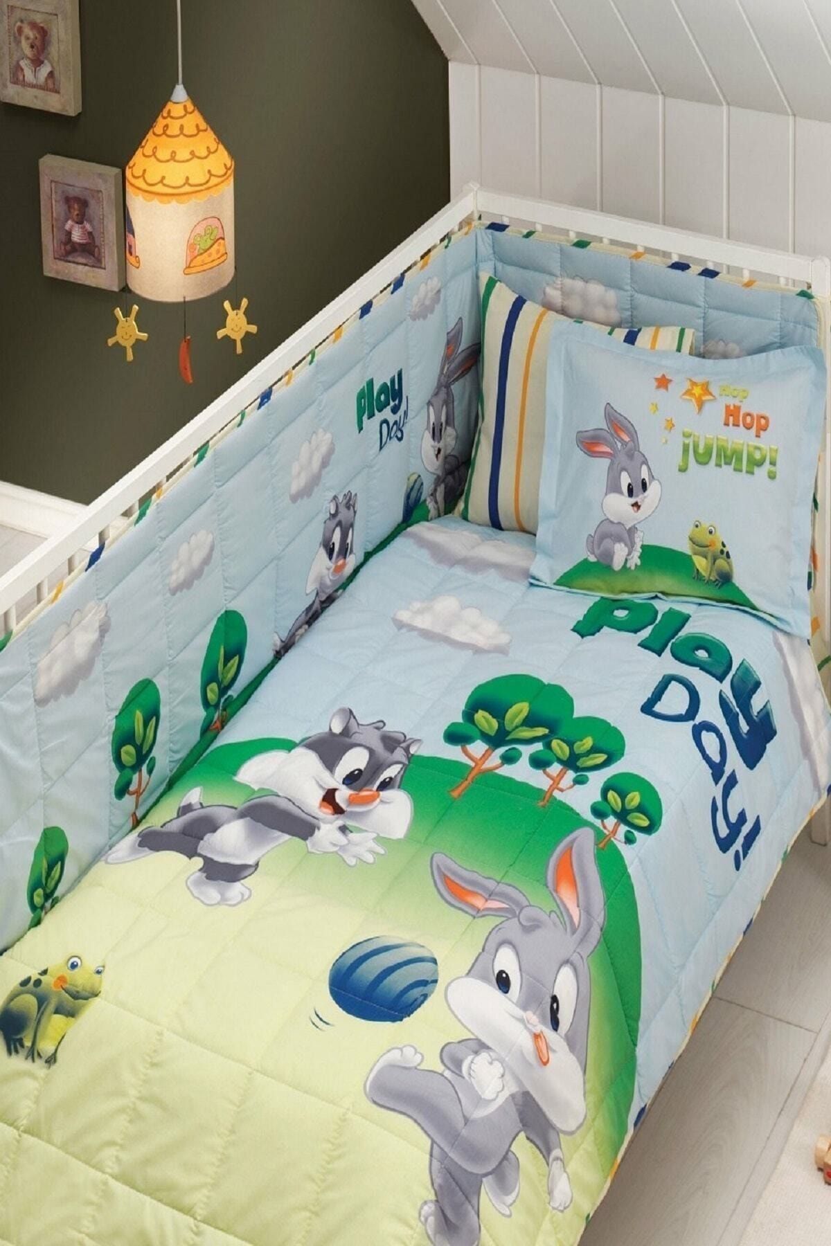 Taç Bebek Uyku Seti - Sylvester And Bugs Bunny Baby